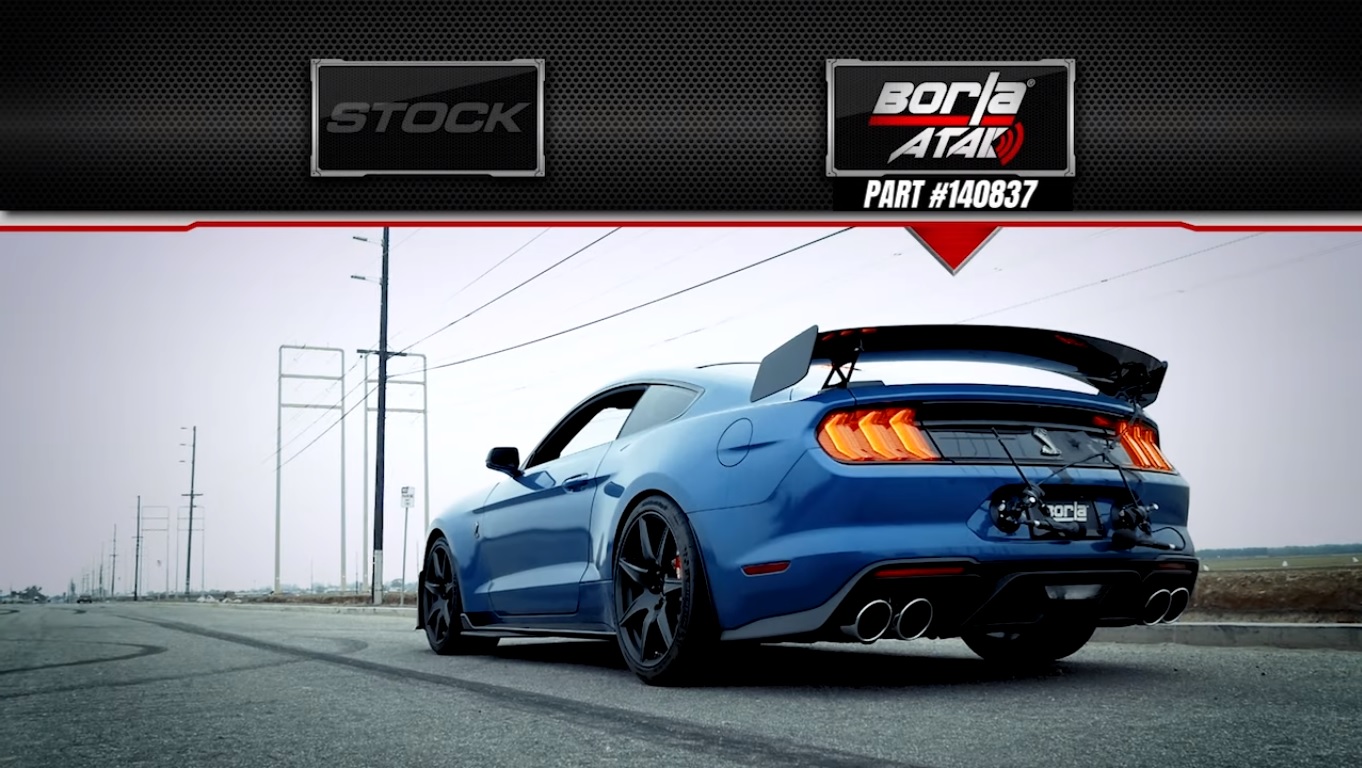 Borla Atak Cat-Back Exhaust With SwitchFire X-Pipe 2020 Shelby GT500