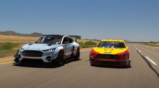 Ken Block Drifting The New 1400 HP Electric Mustang